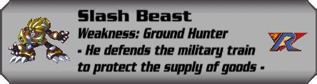 slash beast weakness